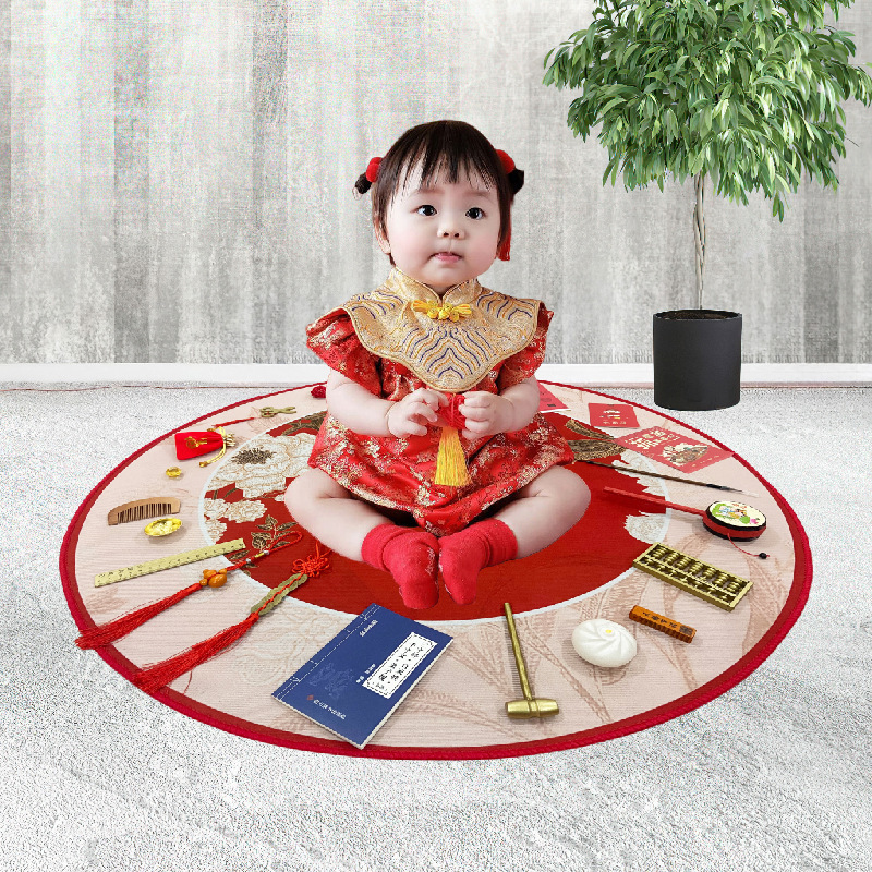 1歳の誕生日セレモニー用品、1歳の誕生日ギフト、カーペットマット、1歳の誕生日の男の子と女の子のための抽選小道具、1歳の誕生日の完全なセット|undefined
