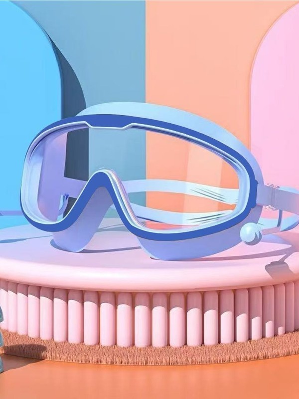 子供用防水防曇高精細スイミングゴーグル男の子と女の子用スイミングキャップ機器ダイビングゴーグルラージフレームプロフェッショナルスイミングアイ|undefined