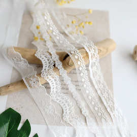 娃衣辅料白色多款花边diy装饰袖口衣领裙边睫毛边蕾丝边童衣