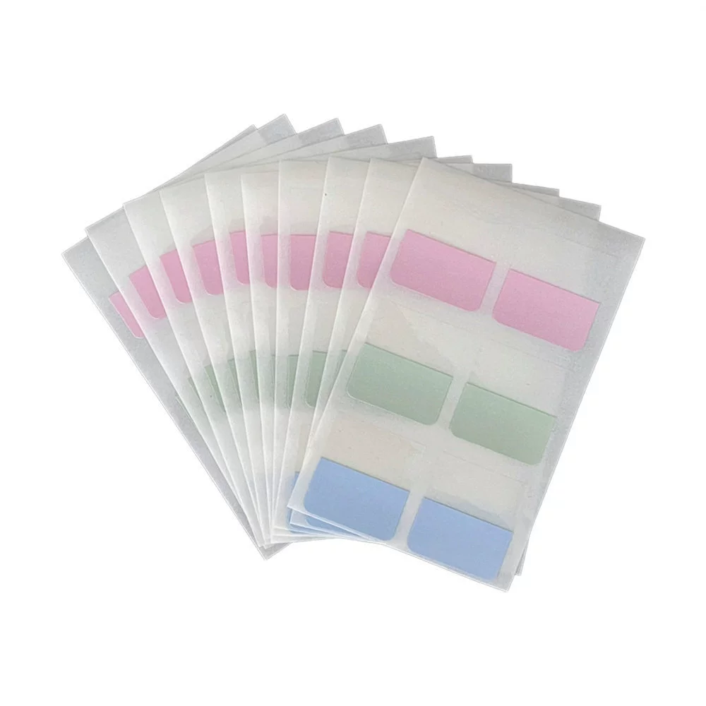 Sticker for elementary school students, card holder, storage system, note, wide color palette, classification