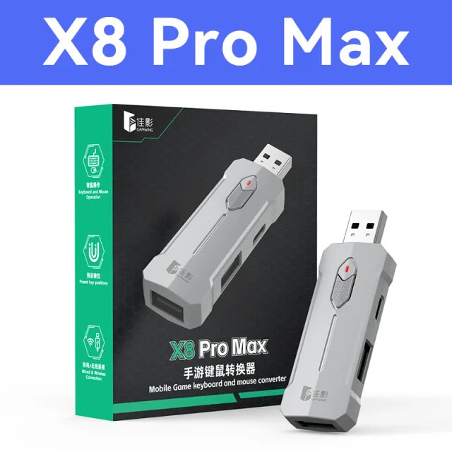 Jiaying Mobile Gamepad Convertidor de teclado y mouse Trono de trono Android Chicken Eating Eating Detector Accesorios periféricos