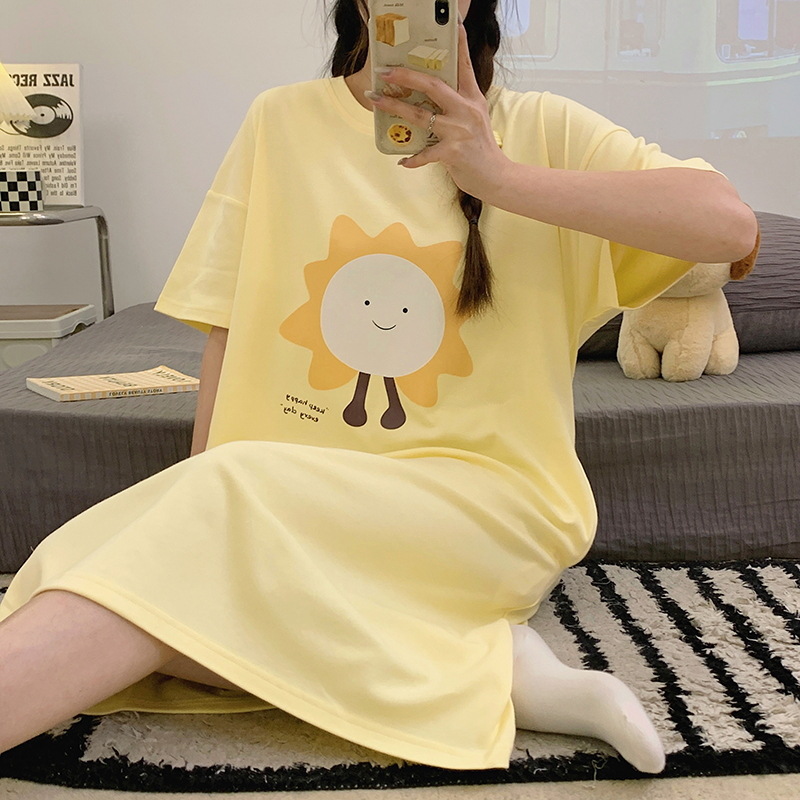 Pijama de verano para mujeres 2024 nueva mujer de algodón sexy de verano de mangas cortas para mujeres embarazadas pijamas de gato negro de verano para mujeres