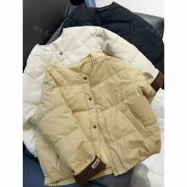韩版2025冬季女新款圆领保暖时尚外套棉衣秋冬60-6