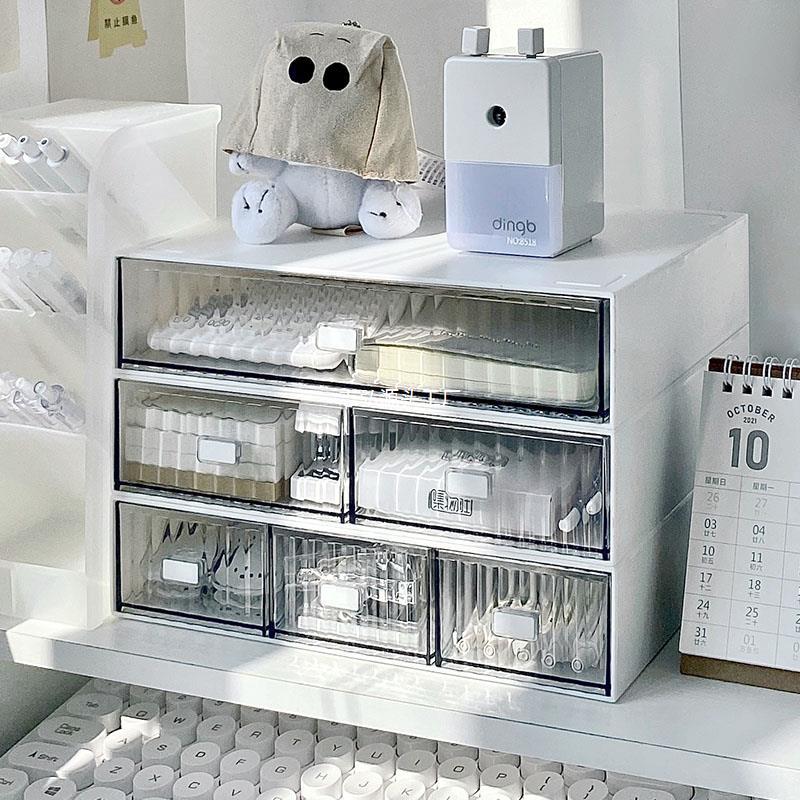 Dongha desktop INS multi -grid stack storage box dormitory desk…