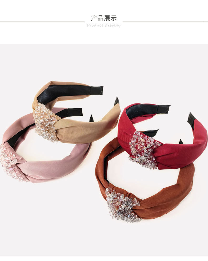 Korea New Fashion Style Fabric Knotted Headband display picture 4