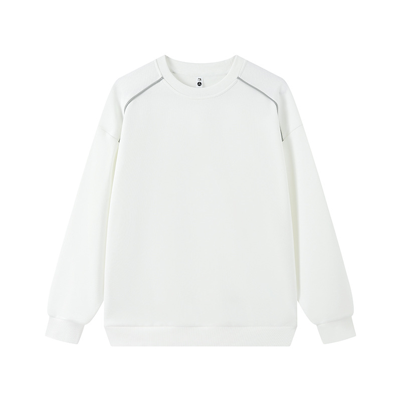 Camiseta de cuello redondo de tornillo pesado personalizada ropa corporativa de grupo camisa publicitaria ropa de trabajo de manga larga logotipo impresa