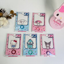 美乐蒂库洛米小白狗丑鱼KT卡通手机充电口指环扣挂环插片贴片