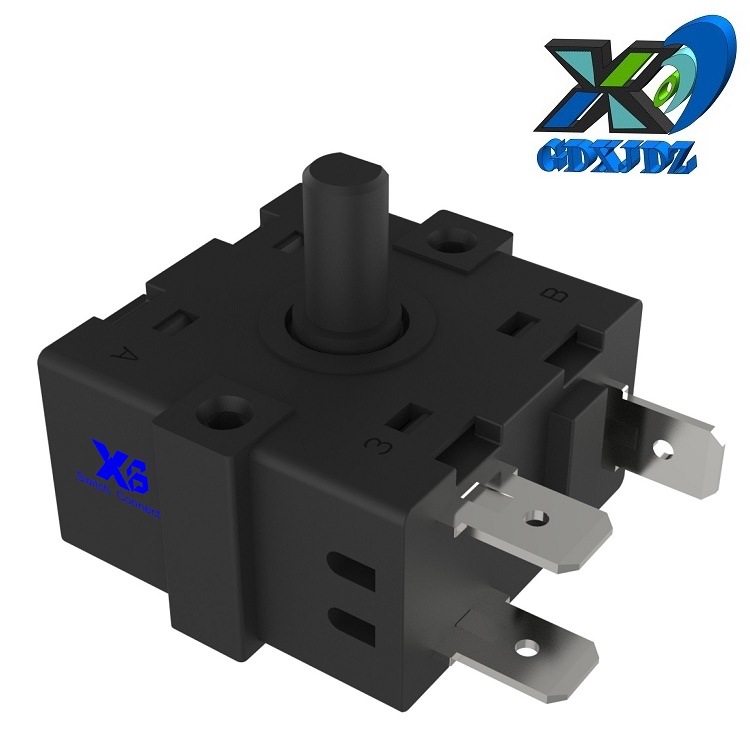 三档旋转波动开关大电流 供应3档波段旋转开关 烤箱旋转开关3档