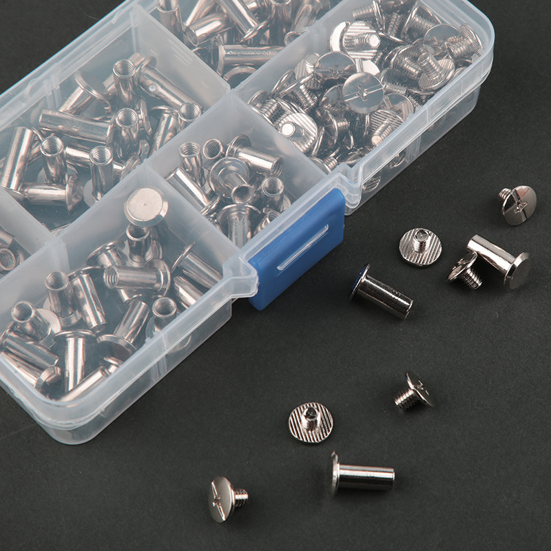 跨境亚马逊子母铆钉套装 304不锈钢螺丝铆钉对锁对接子母螺丝钉