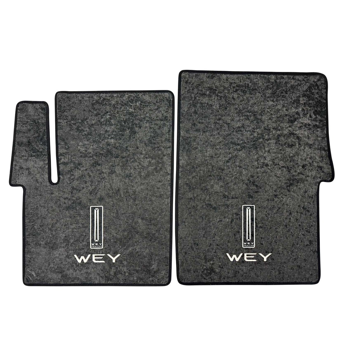 Universal Foot Pad: Gaoshan WEY Gaoshan 7 - driver-passenger-floor-mats-black