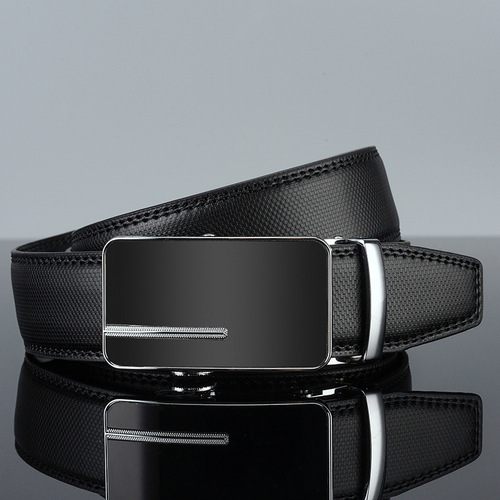 Belts for men wholesale men's belts genuine leather belts automatic buckle versatile business belts high-end genuine leather belts trendy