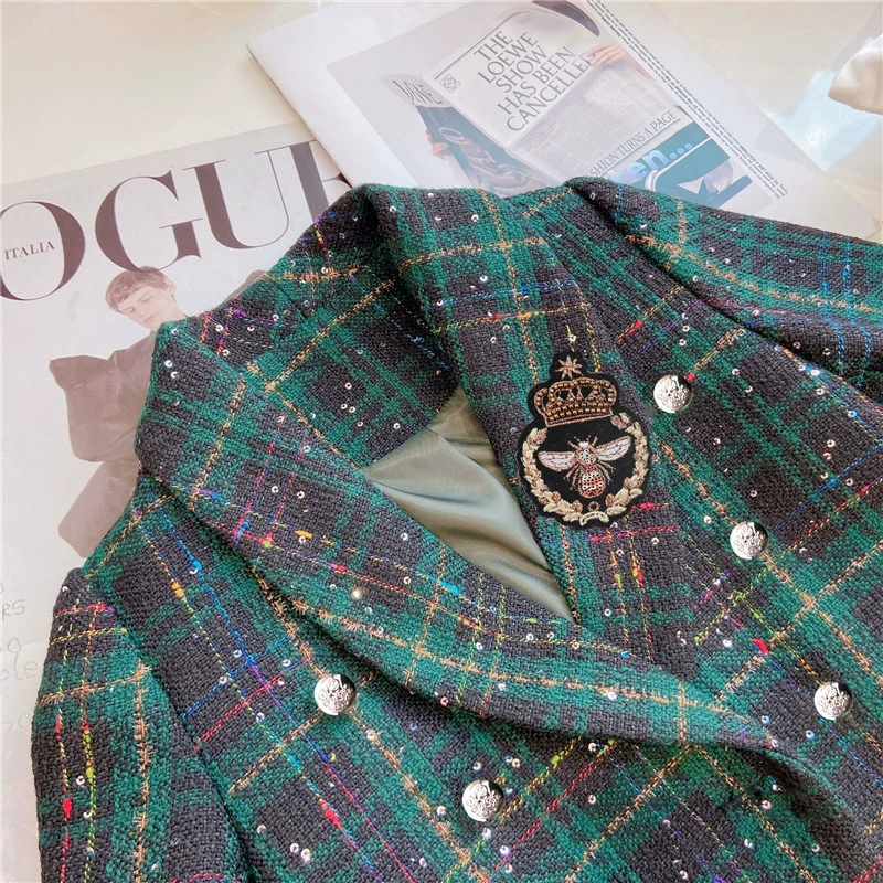 Spring set, children's jacket, Chanel style, Korean style