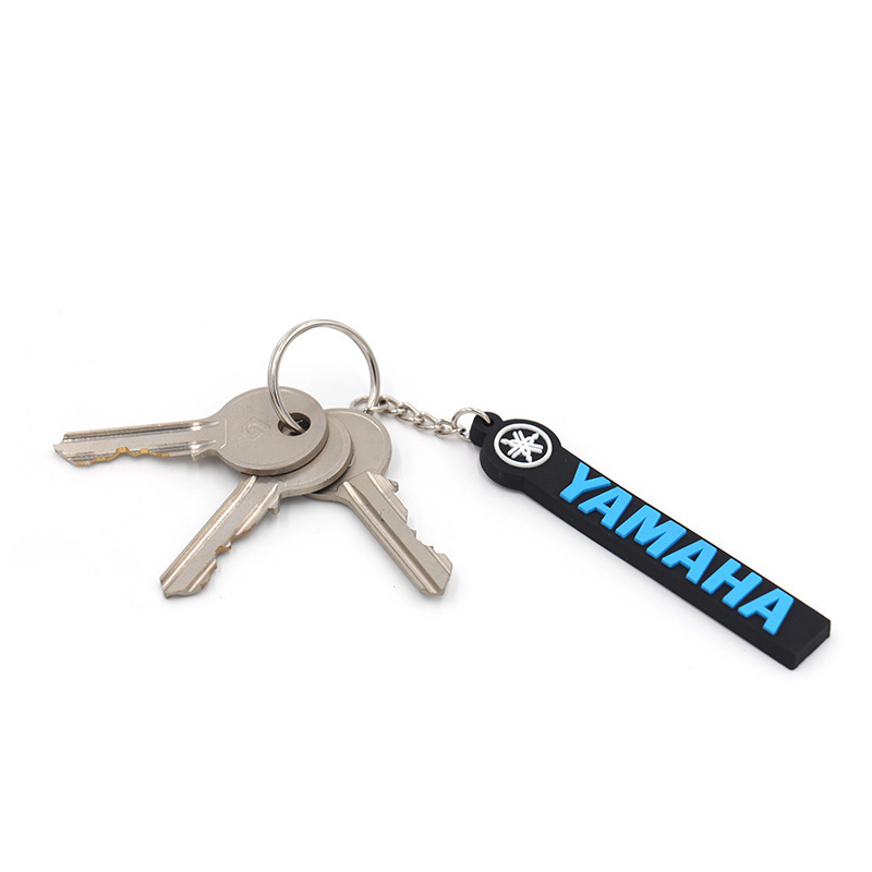 Guangzhou manufacturers professional custom soft key chain customer LOGO soft PVC key chain