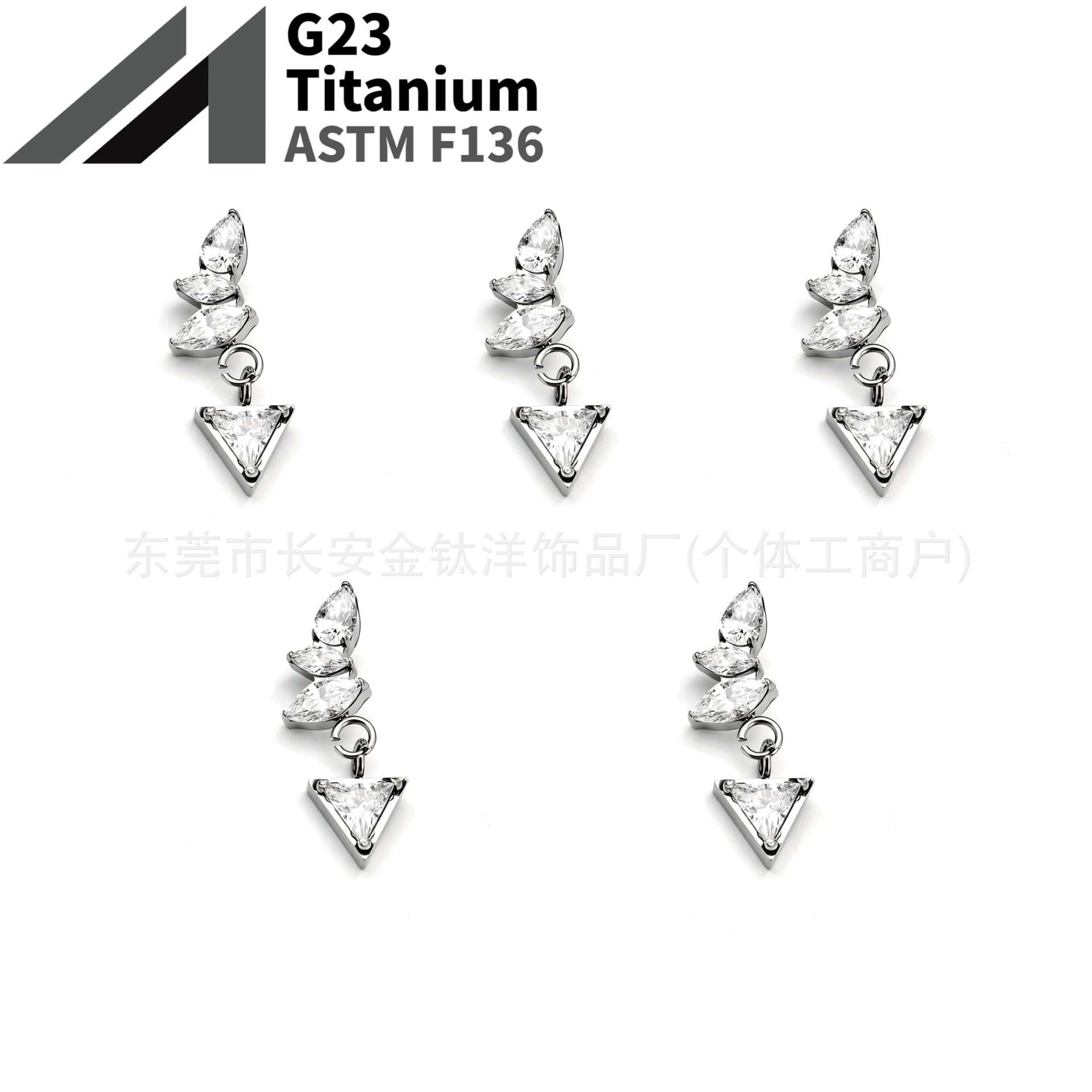 16G labret stud size and finish detail