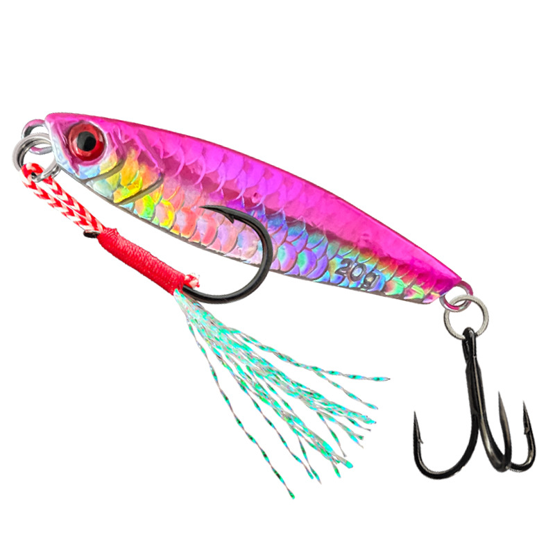 Japanese falling iron plate lure, set of sequins, long-range fishing bait for mandarin fish and bass, fake bait, micro-object killing 5