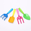 Beach cartoon shovel, street tools set for growing plants, 4 piece set, 3 piece set