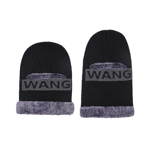 Wool hat, full face winter cycling cold mask, men's warm knitted hood, women's electric motorcycle windproof