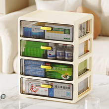 医药箱家庭装大容量抽屉式家用分类层医疗包大号放药物品收纳盒柜