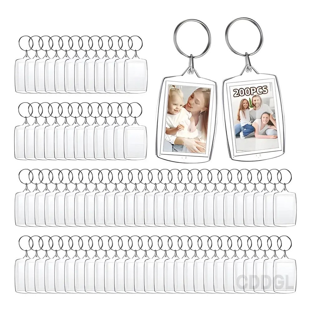 (Cross-border trading), keychain, transparent acrylic creative photo frame