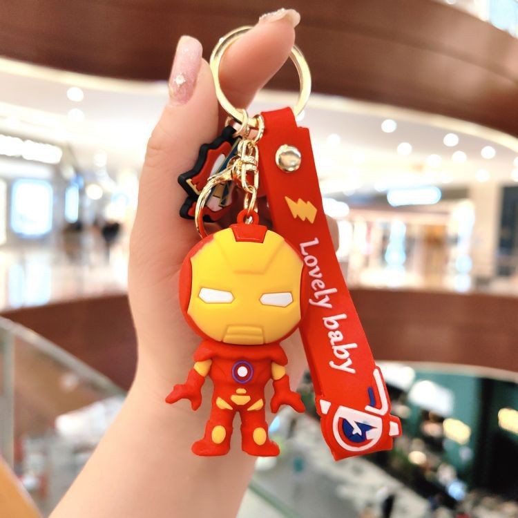 Dibujos animados pvc serie de anime llavero juego de marea muñeca llavero de coche bolsa colgante máquina de garra regalo al por mayor