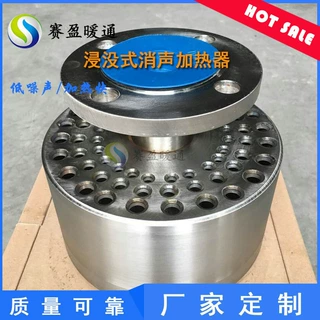 厂家供应 HJ-32型浸没式消声加热器蒸汽水加热消声器不锈钢消音器
