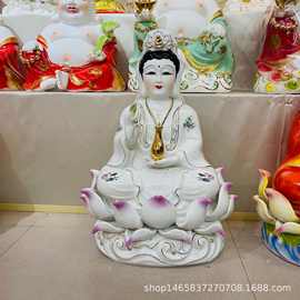 专柜正品观音厂家直销财神佛像摆件观音陶瓷