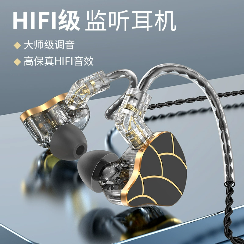 Новые спортивные проводные вкладыши-в ухи затычки HIFI с микрофоном и управлением проводами, громкость высококачественный звук