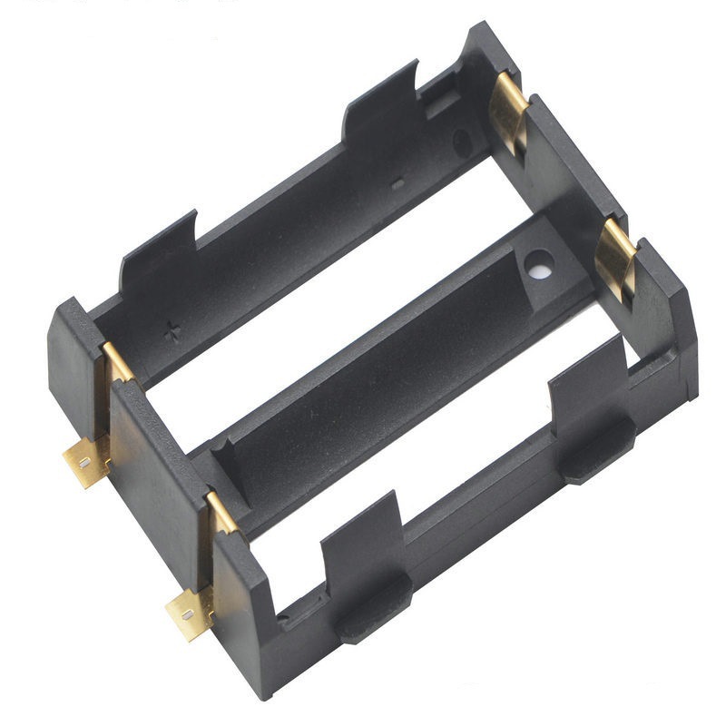 尼龙耐高温26650电池座 SMT26650电池盒 26650镀金贴片电池盒