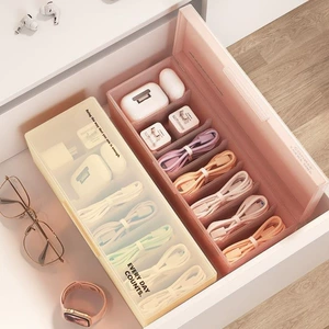 2L Desk Cable Organizer Box with 100% New Material, Perfect for Office, Home, Bathroom, Kitchen, etc.