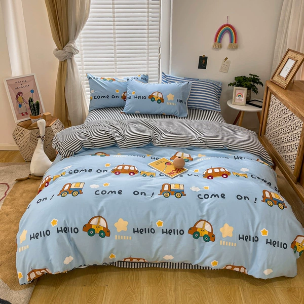 Baby bus [100% pure cotton has high color fastness and delicate color, the more comfortable it is, the more skin-friendly it is]