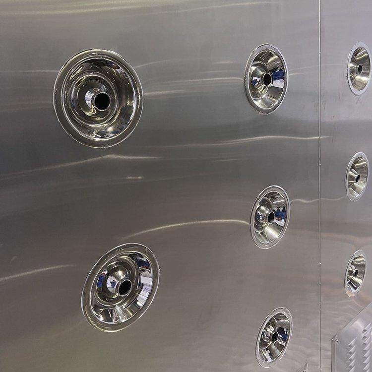 洁净室用风淋室  全自动控制  吹淋时间可调节  中央厨房洁净车