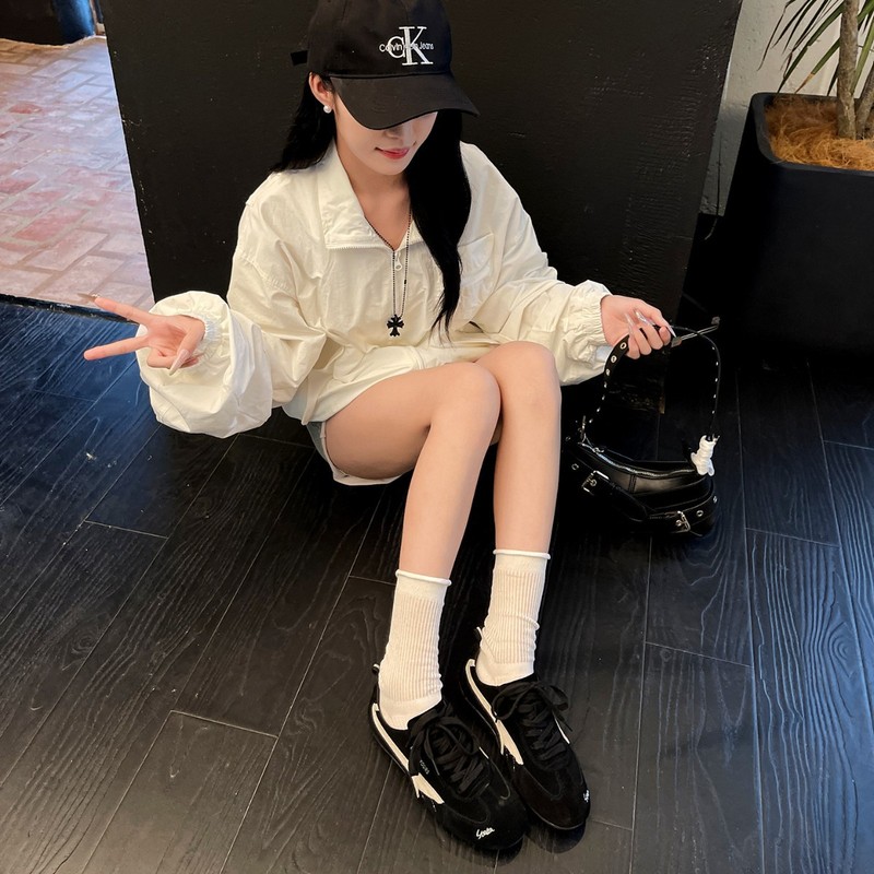 真皮复古黑色德训鞋女2025秋季新款系带百搭阿甘鞋运动休闲赛车鞋|undefined