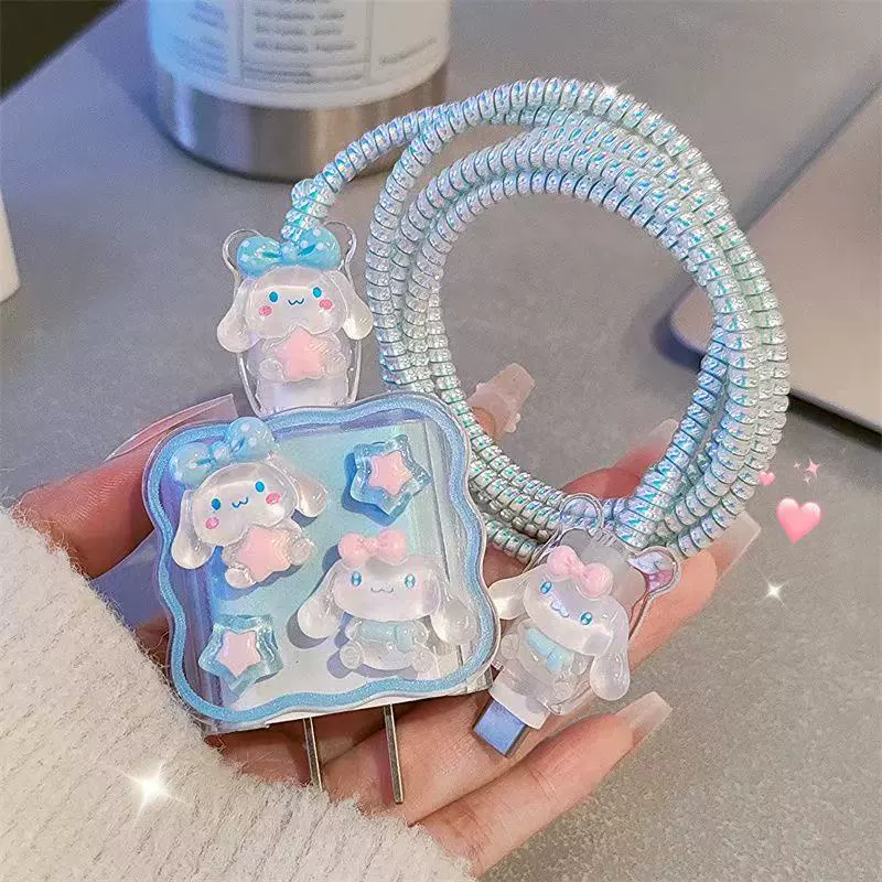 Наклейные звезды Yugui собака кабель защиты данных чехол для Apple 20w зарядное устройство защитный чехол 15 анти-царапины