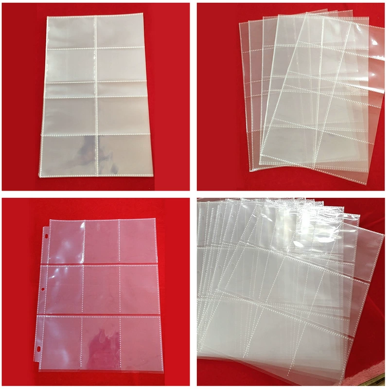 Plastic photoalbum for documents, 4 cells, 8 cells, 9 cells