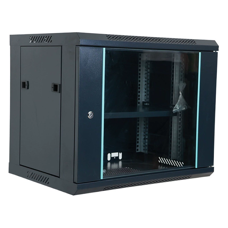 Сетевой шкаф 6u9u12u Сетевой сервер Шкаф Переключатель мониторинга Слабый усилитель мощности Коробка Пластинчатый шкаф