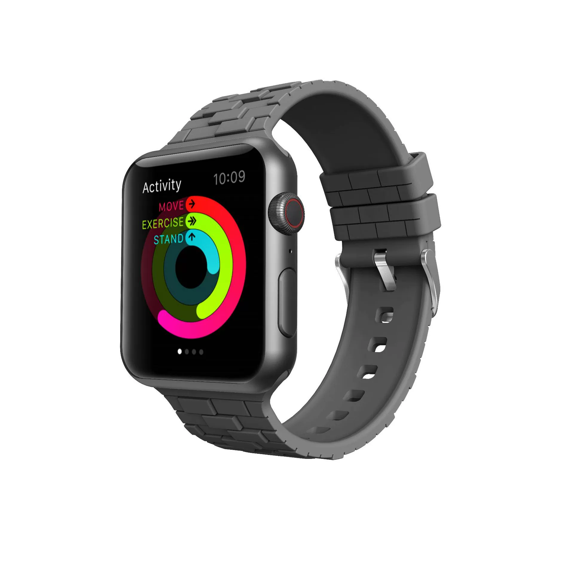 Apple, силиконовый ремешок для часов, кубик Рубика
