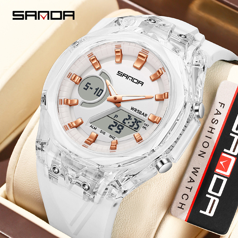 SANDA reloj multifuncional sonno, reloj de despertador, reloj de estudiantes, cuenta regresiva, reloj electrónico transfronterizo