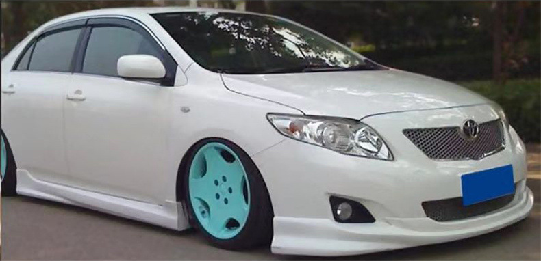 Suitable for 08-10 Corolla Large Body Kit Front Lip Front Spoiler Side Skirts Rear Lip Rear Spoiler Lower Skirt Large Body Kit