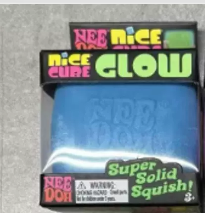 Cube night fluorescent version pinch music-blue [with logo]