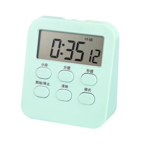 Student time manager bedroom study clock alarm clock electronic timer kitchen baking countdown timer