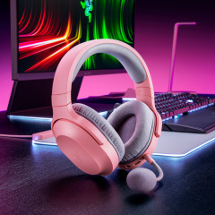Razer barracuda x雷蛇シャトルx軽量ヘッドセットワイヤレスパソコン携帯电话ヘッドセット対応