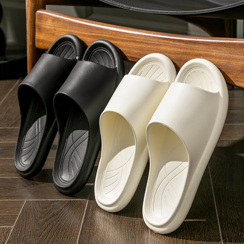 Factory direct supply hotel bathroom bath non-slip eva slippers summer female and male household indoor excrement slippers