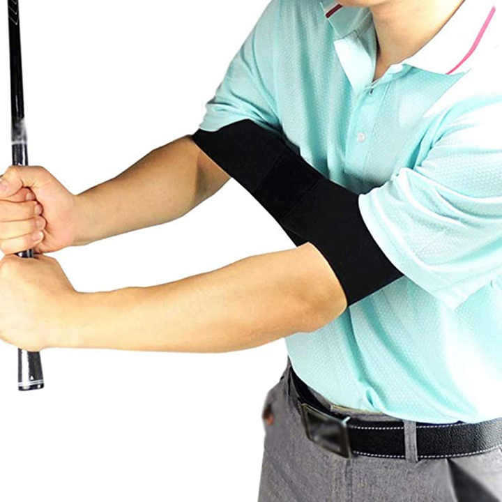 ゴルフアーム矯正ベルト スイング練習補助具 姿勢矯正 アーム矯正固定ベルト トレーニング器具|undefined