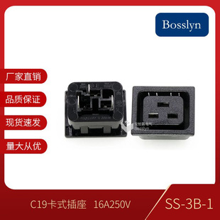Baozhilin supply C19PDU cabinet socket UPS car power socket 16A250V