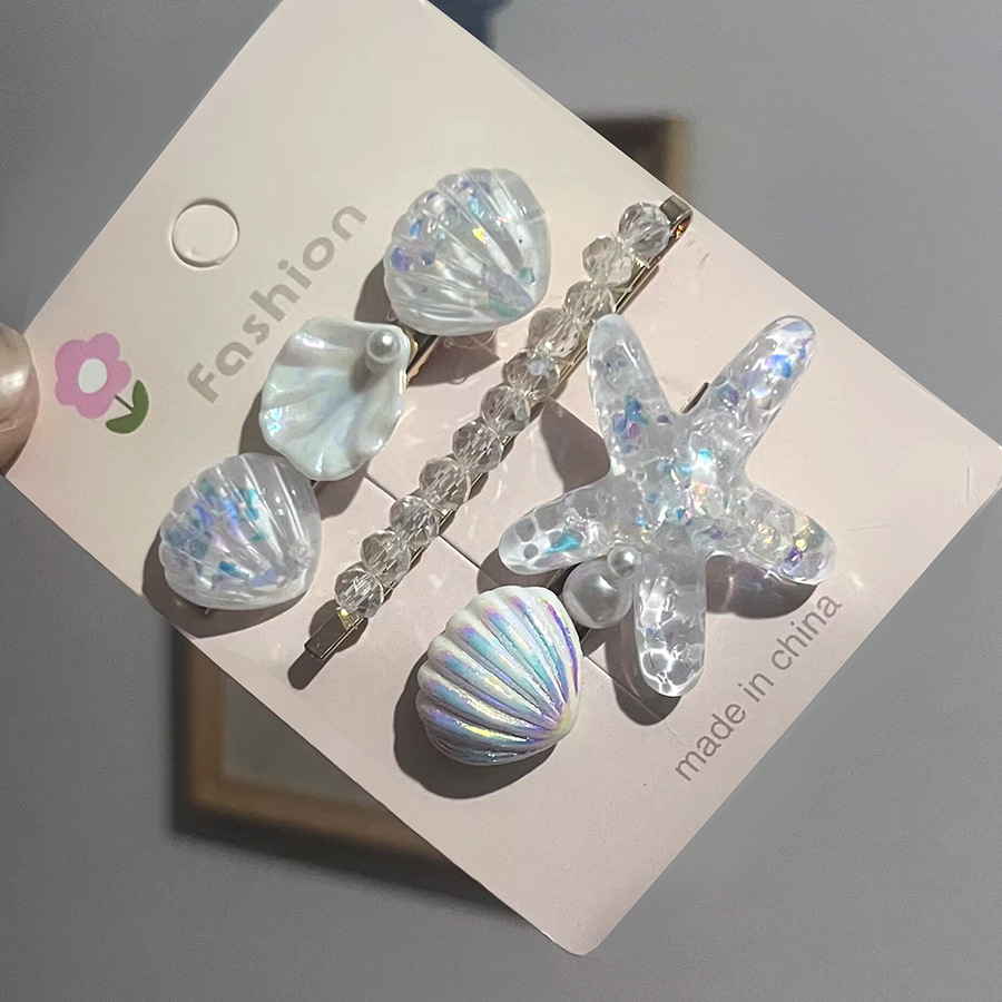 Horquilla con forma de estrella de mar, clip para el cabello con flequillo, nuevo y bonito clip para el cabello, accesorio para el cabello, clip lateral.