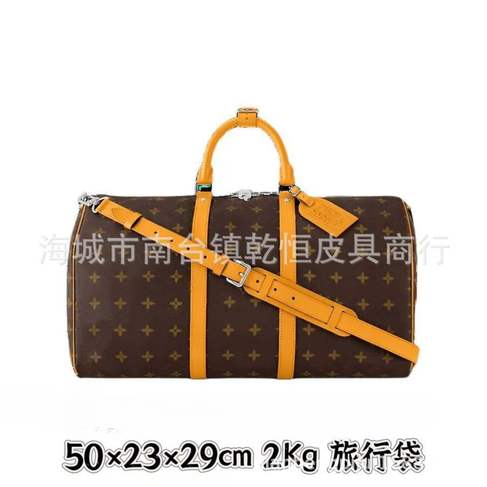 12634 브라운 플라워 오렌지 50cm