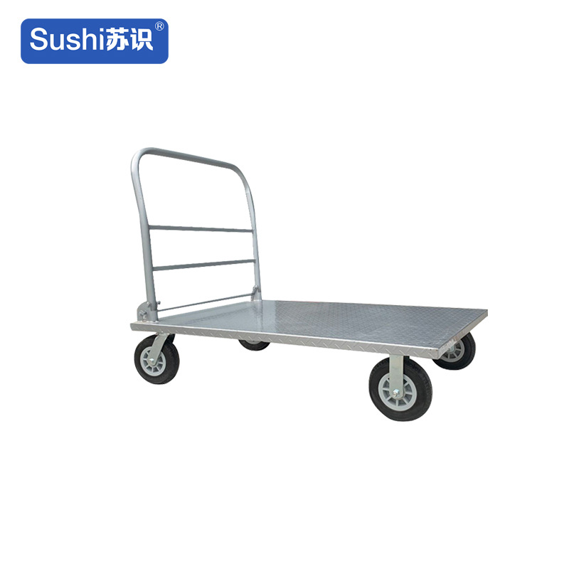 苏识 CZ6-80 80*120cm橡胶轮 载重1000kg 重型平板手推车 (计价单