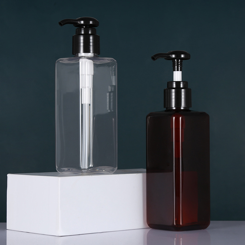 现货PET瓶 200ml四方瓶便携洗漱化妆品分装PET瓶按压空瓶可丝印