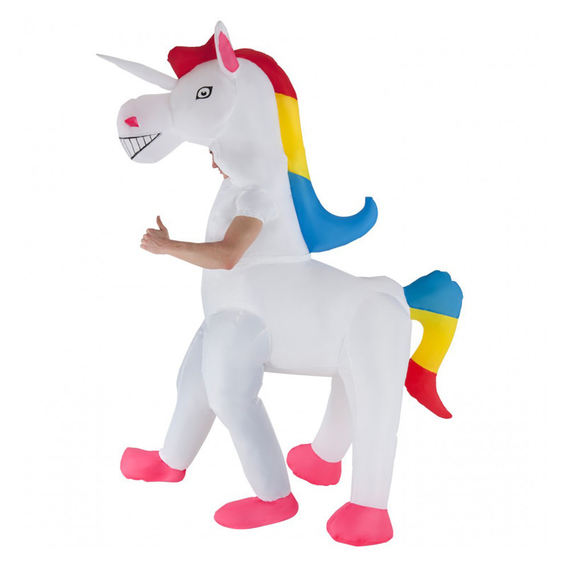 Diversión de dibujos animados Rana Muñeca Disfraz Extraña Dinosaurio Caminando Muñeca Animal Propósito Disfraz Humanoides Ropa Inflatable