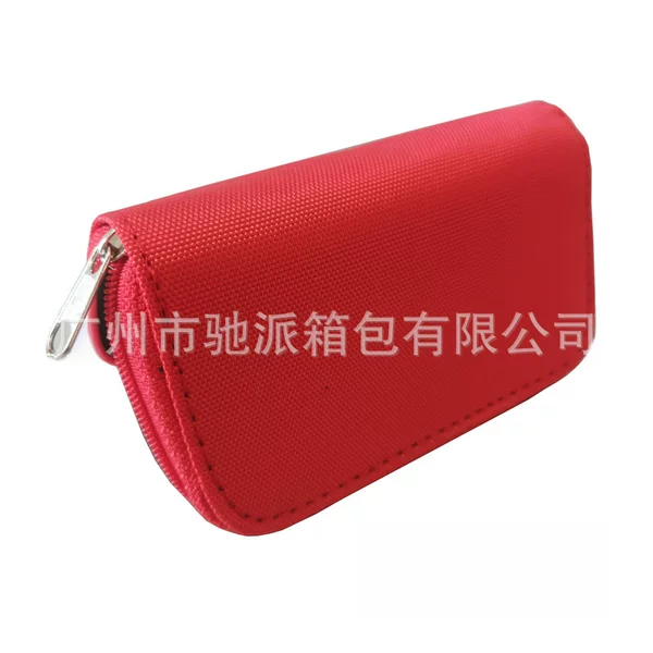 22 Card Slots Large Capacity Tf Card Holder Cosmetics Bag Protective Cover New Zipper Storage Box Pvc Card Holder Colorful Card Holder